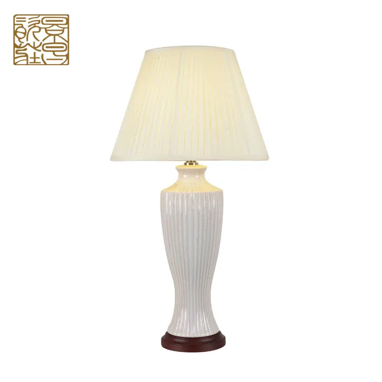 Traditional vintage office hotel home decor hand painted antique Chinese porcelain ceramic table lamp led