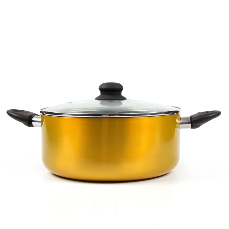 Professional 2-Ply Nonstick Aluminum Cookware Kitchen Sauce Pan