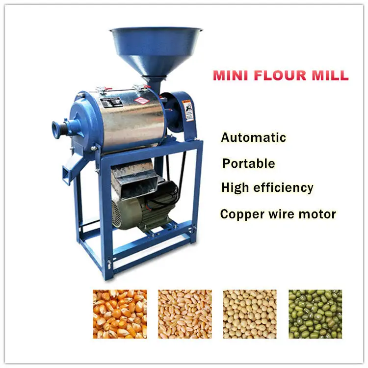 Hot wheat, rice, bean and corn mill Grain 40-120kg/h