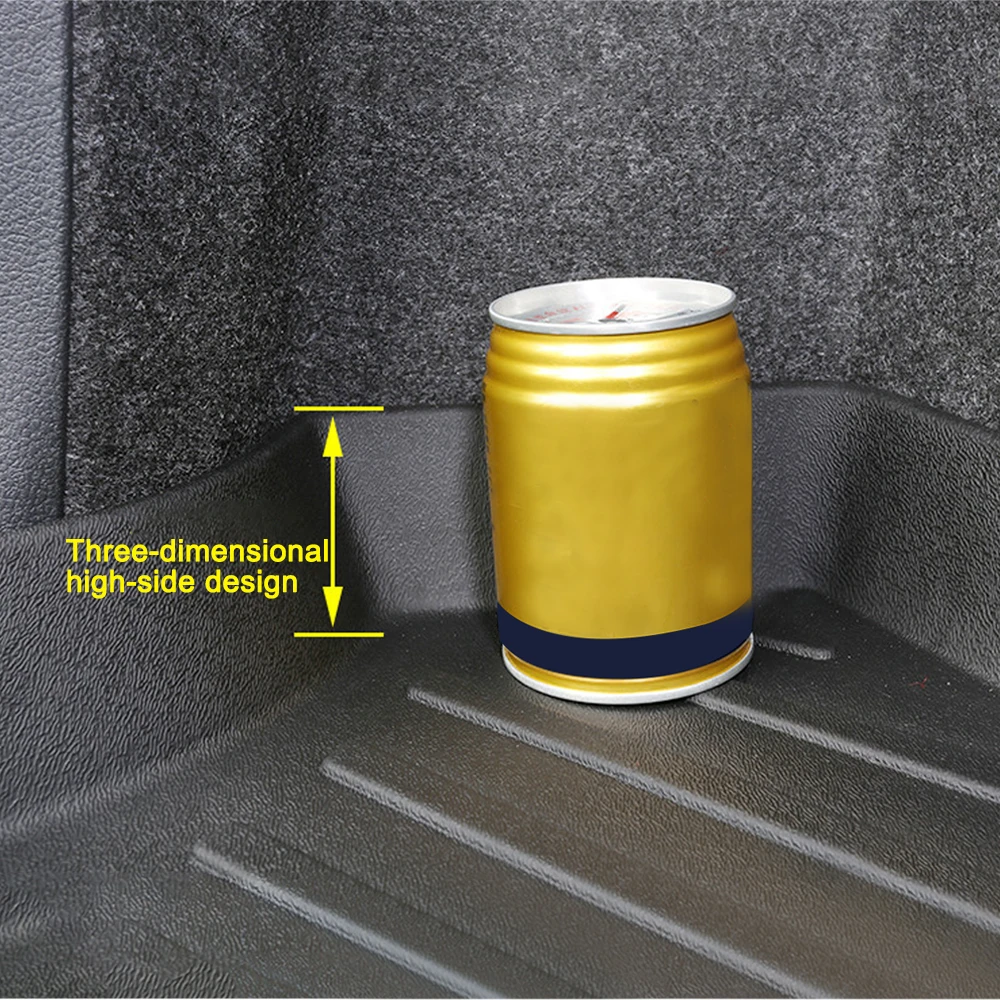 Muchkey Car Trunk Mat For Toyota RAV4 2013 2014 2015 2016 2017 2018 2019 TPE Car Accessories Pretty Car Trunk Mat