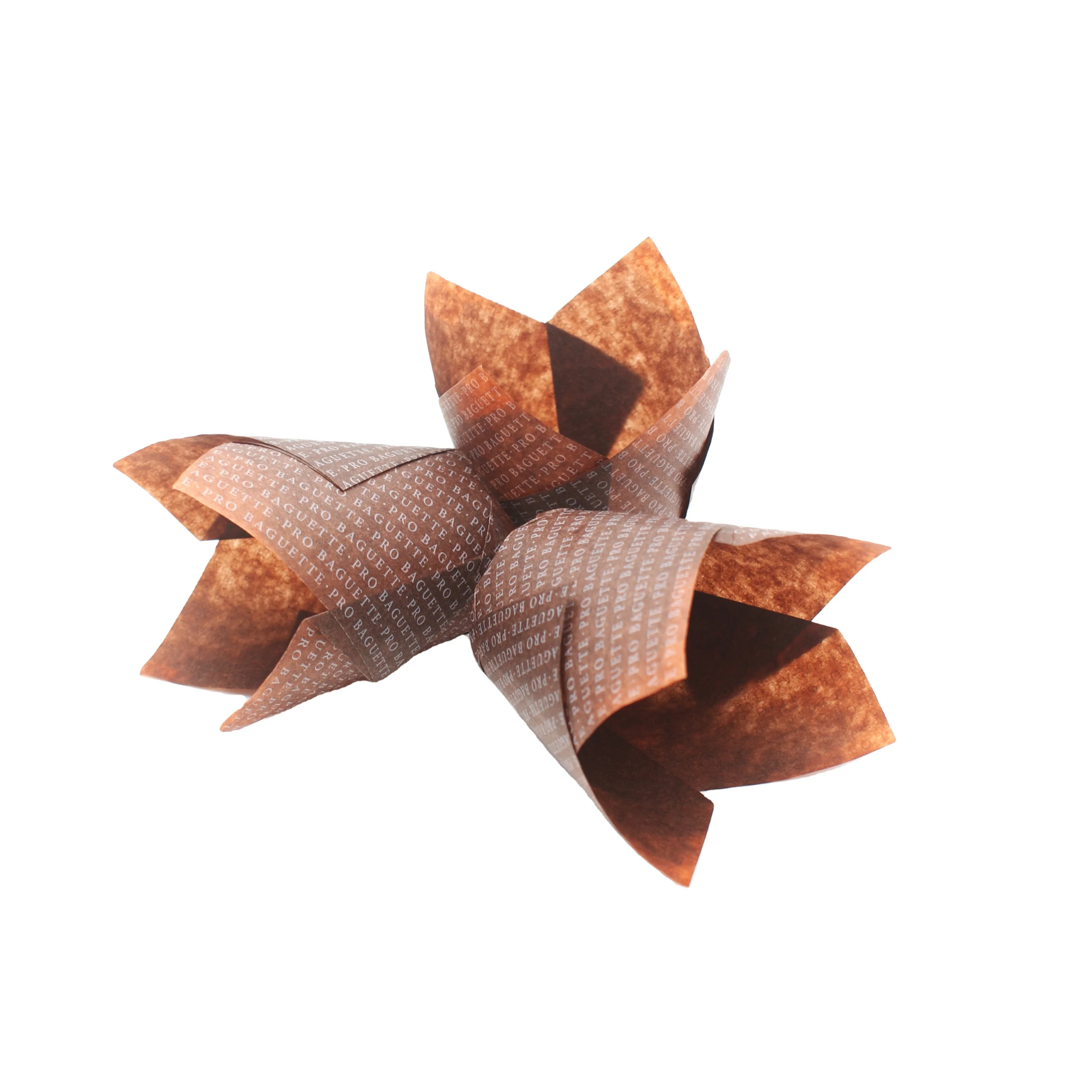 Brown EU Greaseproof Paper baking cups  tulip Muffin paper liners cupcake liners