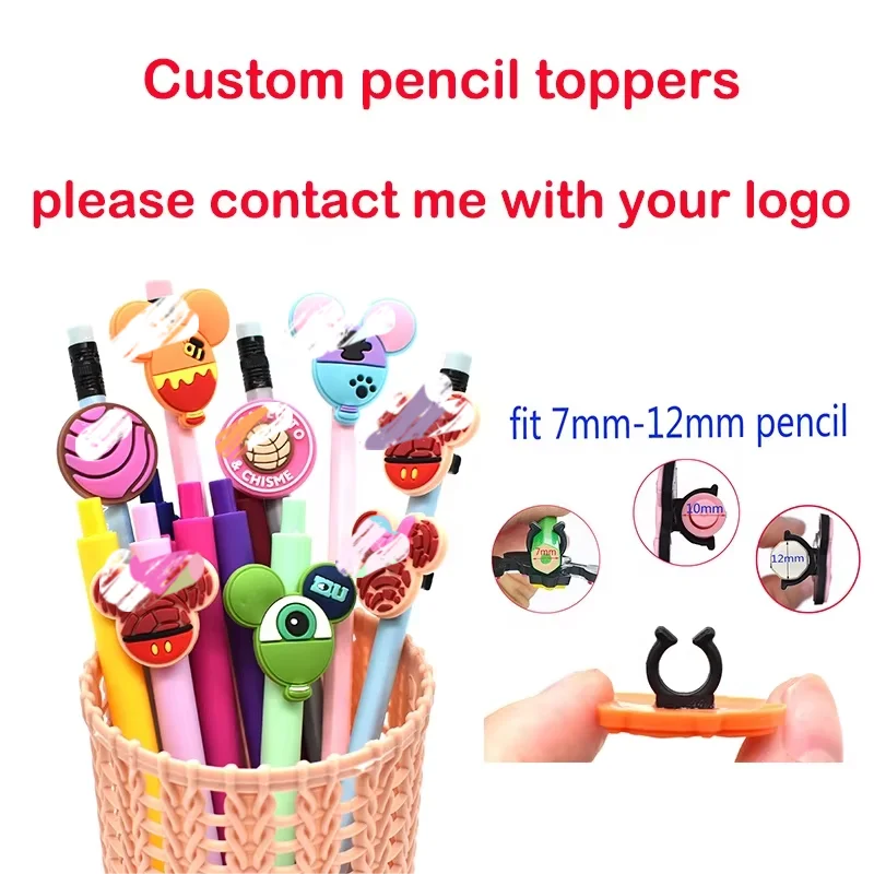 Pencil charm Pencil Soft Rubber PVC Sports boxing free combat Pencil Topper Plastic Rubber removable reusable Cartoon Character