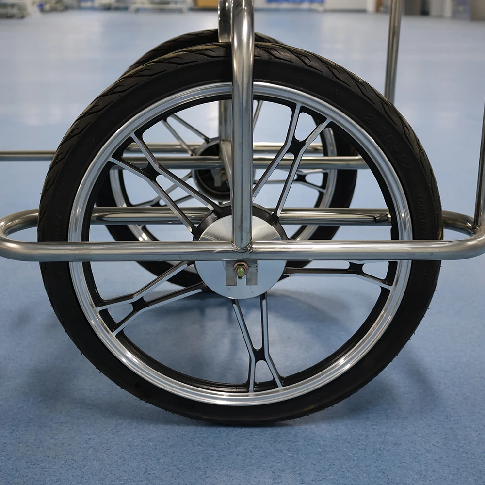 Medical Equipment Stainless Steel Ambulance Emergency Stretcher cart patient Transport Trolley For Sales
