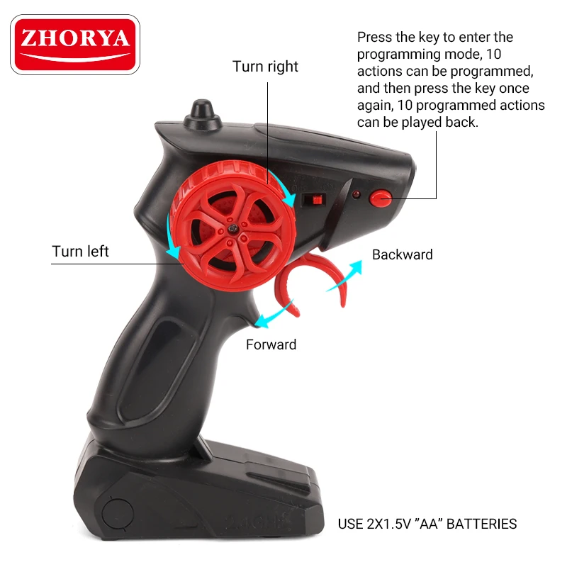 Leemook 2024 2.4G Amphibious Waterproof Line Amphibious Remote Control Car Remote control programming stunt climbing car