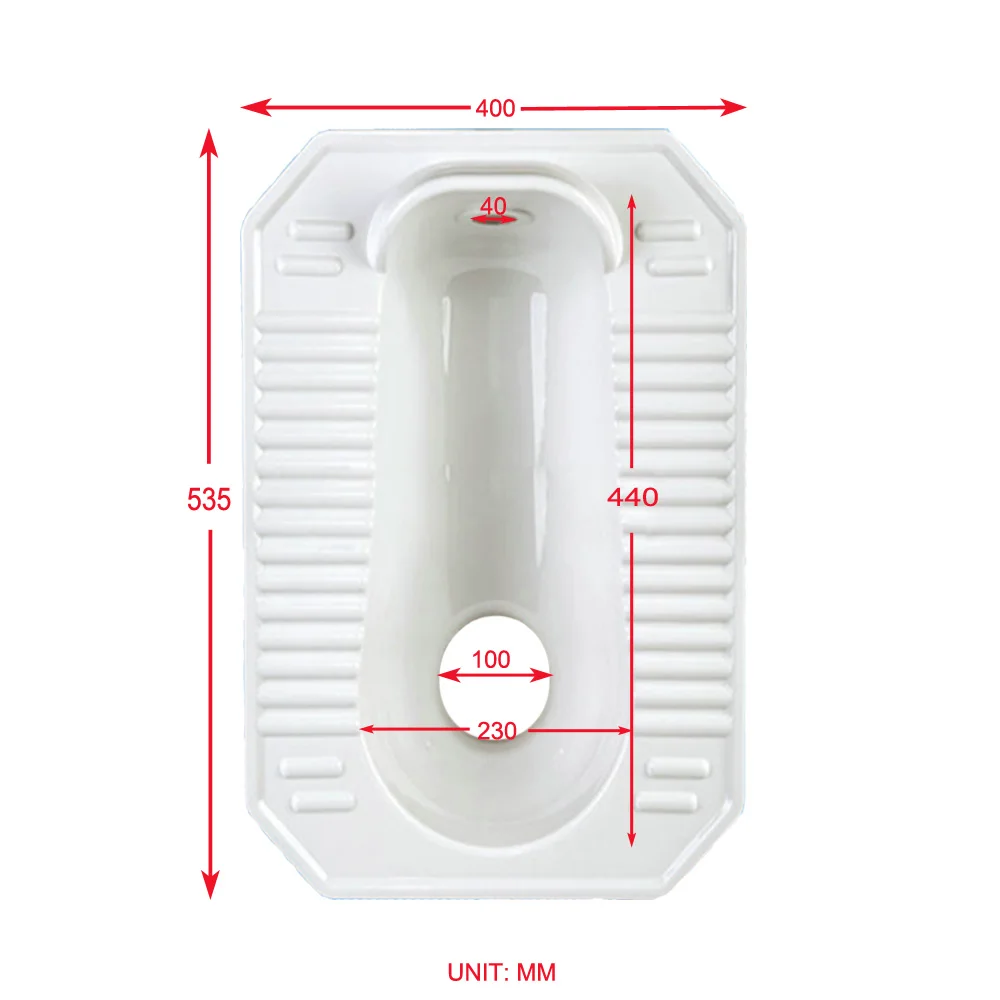 
Durable Low Price Finished ABS Squatting Pan Plastic Toilet Squatting Pan 