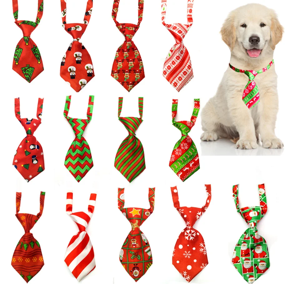 Custom Professional Halloween Pet Decorative Collar Adjustable Christmas Dog Bow Tie