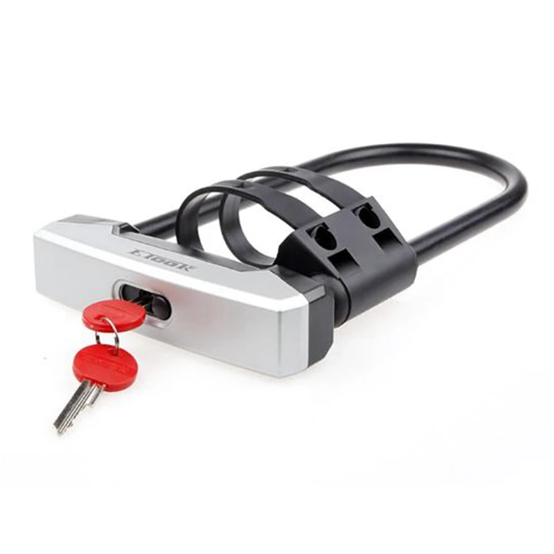 Низкая цена, новый тип популярного продукта, черный велосипедный u-образный замок, прочный велосипедный замок