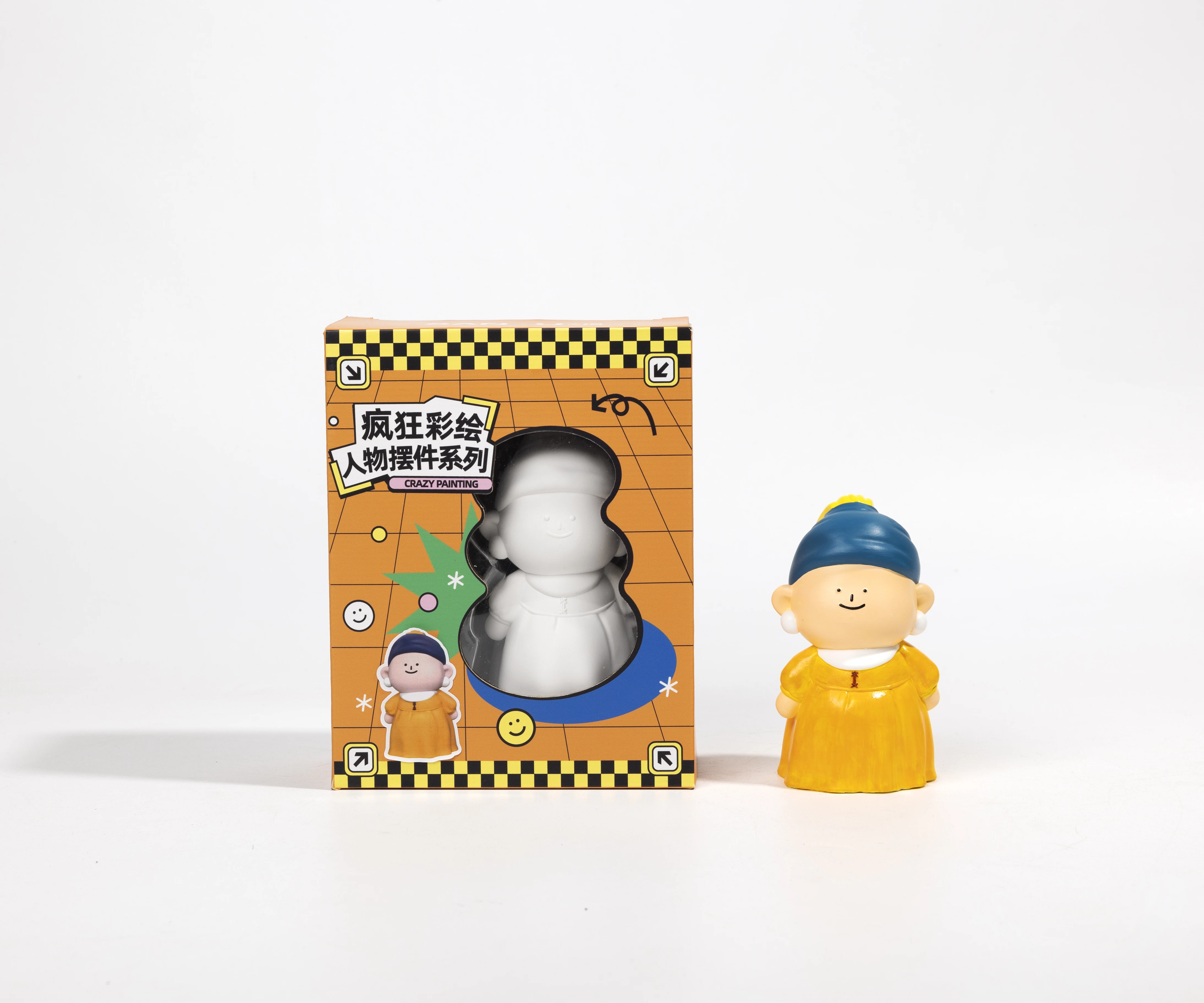 new crafts diy drawing toys 2024,plaster figures doll painting art ornaments Coloring toy kit,kids educational toys for children