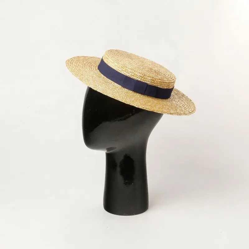 
MINI Boater Straw Hat for women men 