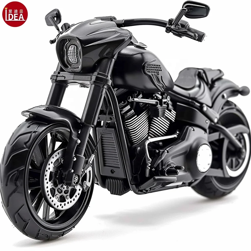 2024 New Motorcycle 1/16 Scale Model Diecast Motorcycles Metal Pull Back Diecast Model Motorcycle