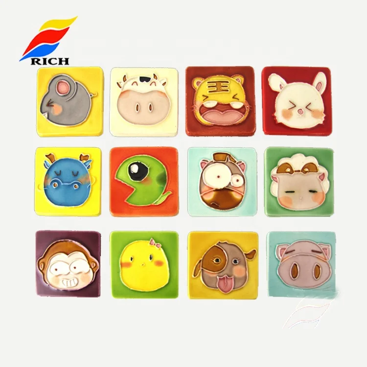 Cheap Personalised Ceramic Flower Refrigerator Magnet