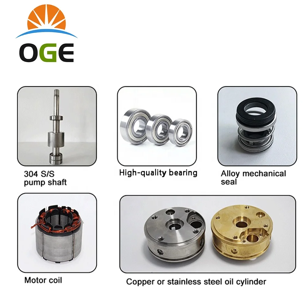 48v Dc High Pressure Submersible Solar Powered Irrigation Water Pump