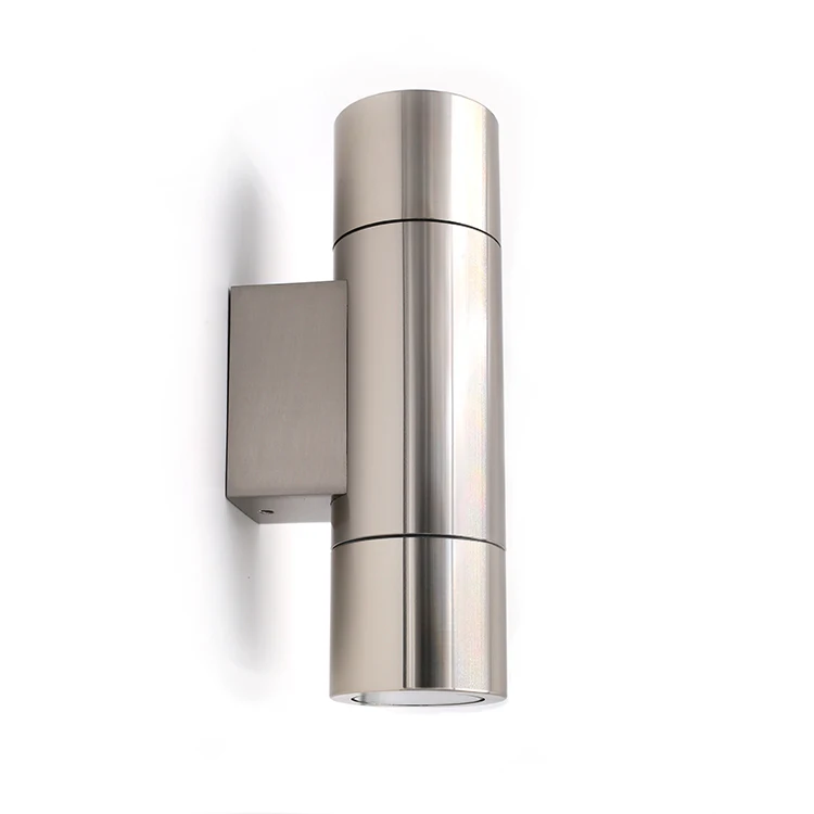 Outdoor wall lamp up and down double head stainless steel waterproof suction wall lamp courtyard hotel wall hanging lights