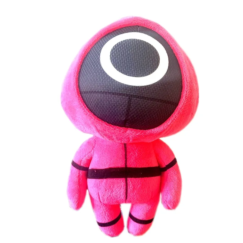 Корейские фигурки из игры кальмар квадратные круглые треугольные плюшевые игрушки