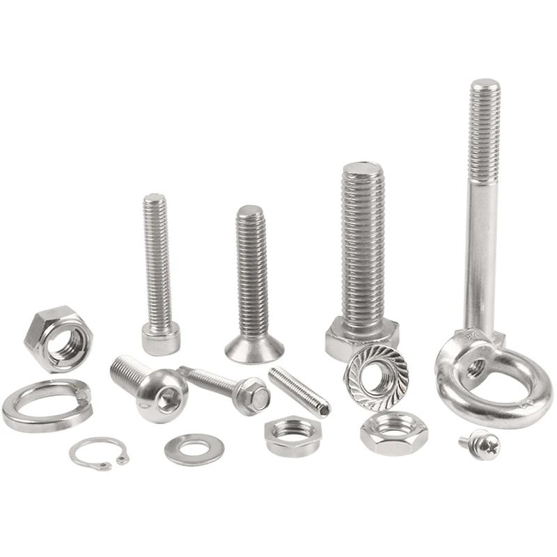 Sunpoint custom machined machining machined milling turning cnc aluminum parts service Screw nut bolt parts for cnc
