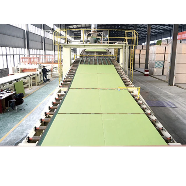 Hede Drywall Gypsum Board Production Line / Plaster Making Machine Manufacturing Plant