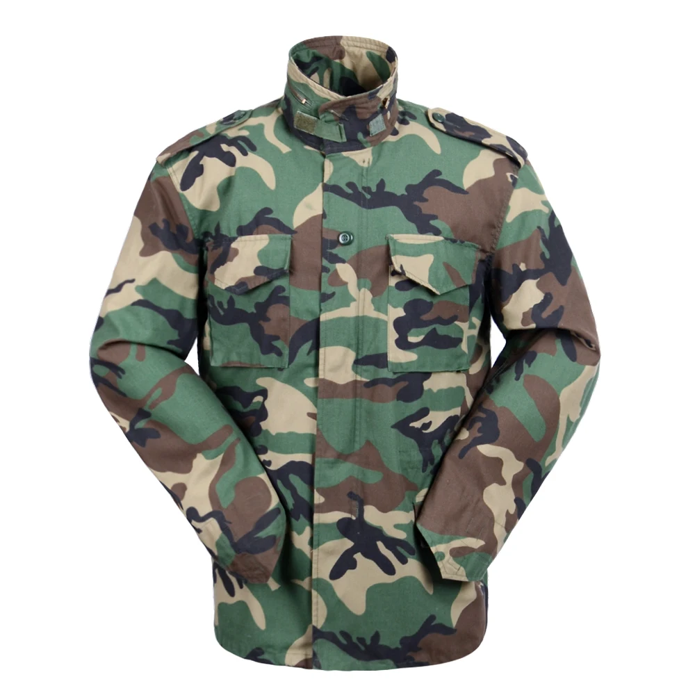 Tactical Camouflage Jacket US Dark Blue Outwear Jacket With Hood Parkas