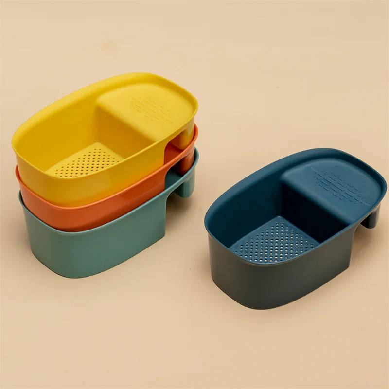 2024 new design Saddle-shaped drain basket PP filter net for kitchen colorful Kitchen waste filter kitchen supplies