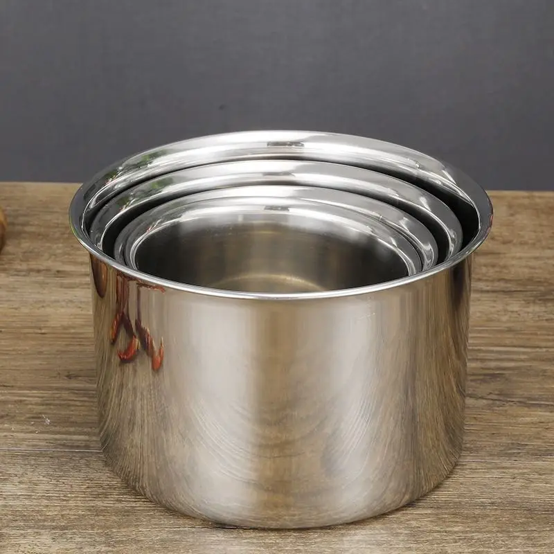 Small Jar Cylinder Spice Soup Container Stainless Steel Round Food Container Flavor Cup