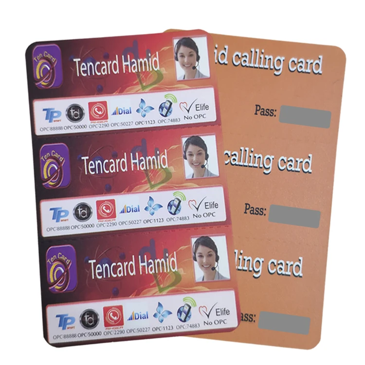 
China multi-pin custom recharge prepaid scratch off phone card printing 