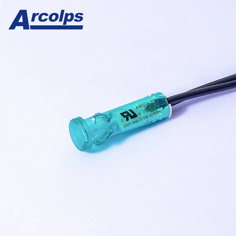 Panel  cut-out 8mm indicator lights 12v/24v/120v/250v/460v  indicator lights lamp lights signal indicator