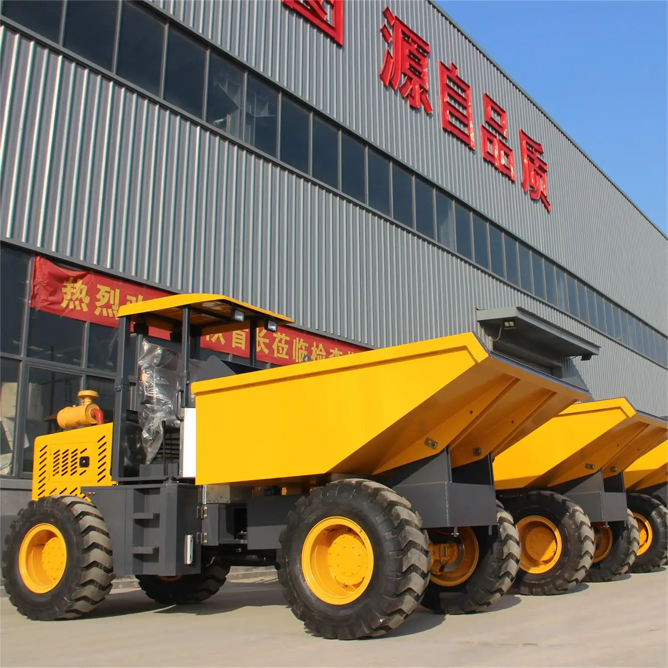 CE Front Tipping Type 6tons Mini Site Dumper Truck Mini Loader Dumper Compact Tipper Truck 6ton 6 Ton 6ton 10ton