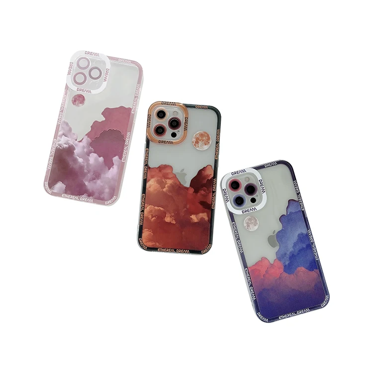 New Design Angel Eye Waterproof Beauty TPU Clear Phone Case For Samsung A 02 02S/03S(164mm) A10 A11/M11 A20S  A22 A51 A52