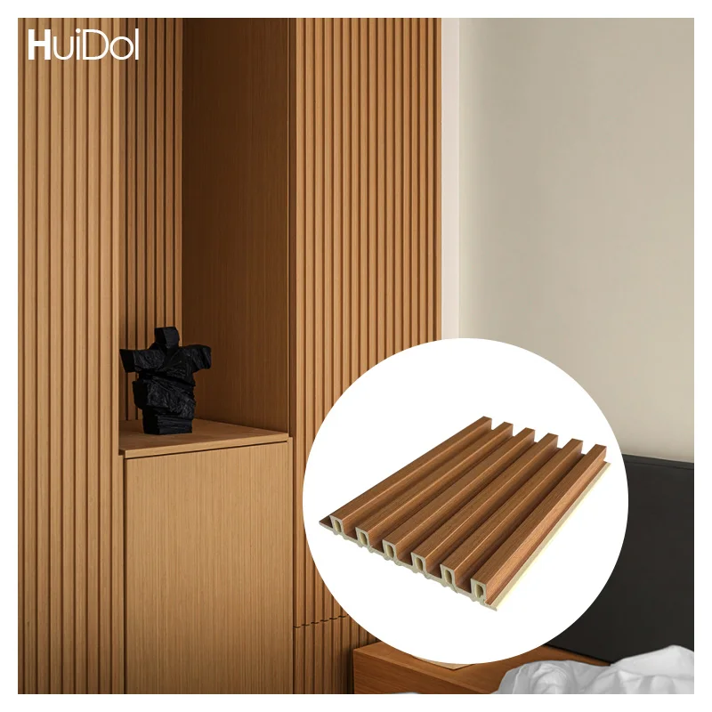wooden grain easy install wood texture grill wpc interior wall panels manufacturer