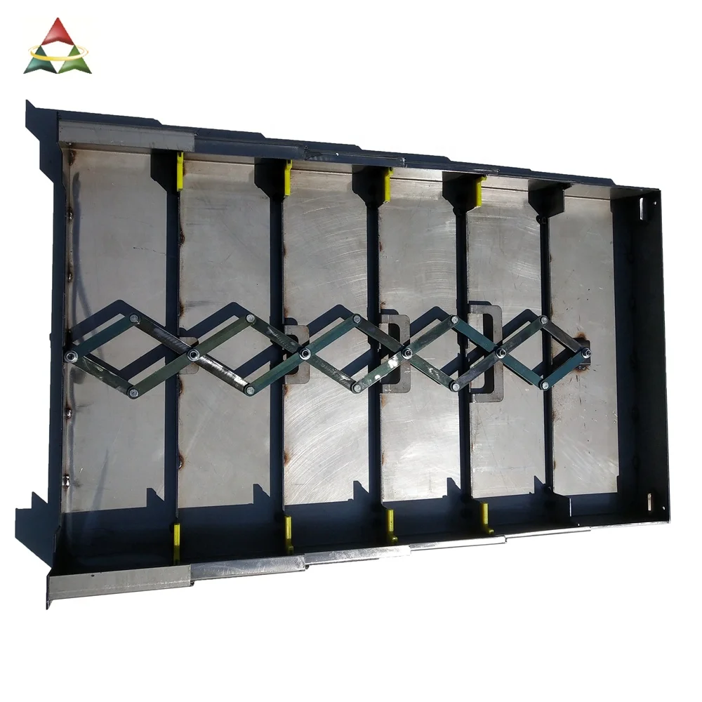 Customized Flexible Telescopic Steel Cover New Design Protective Guide Way A3 Steel Cover CNC Milling Machine Protection Cover