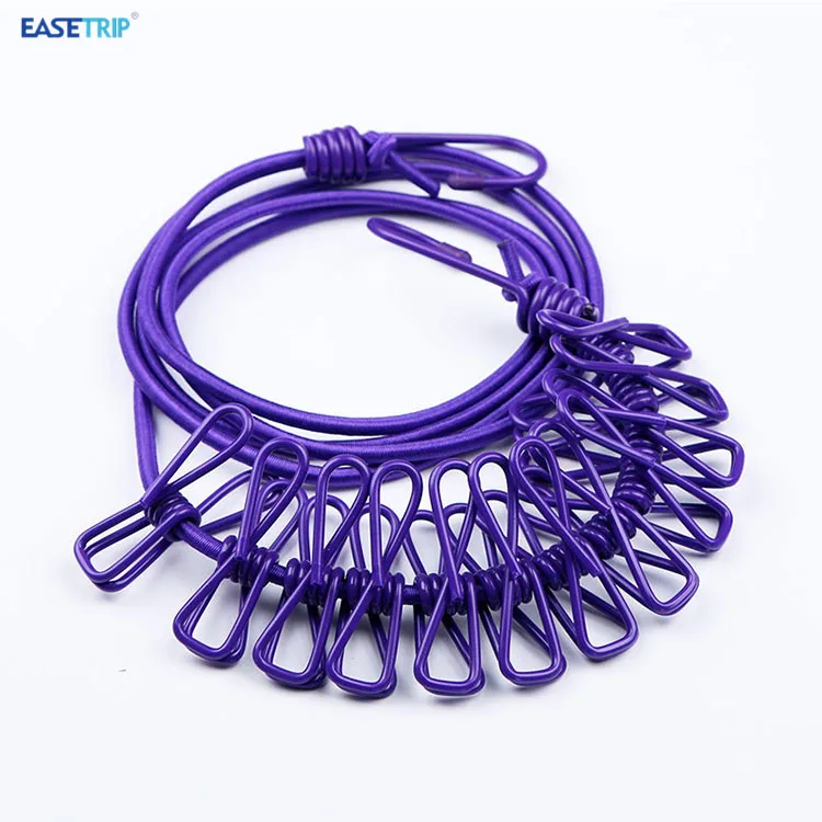 Outdoor Travel Elastic Retractable Clothesline Drying Rope Camping Bunnings Clothesline Wire