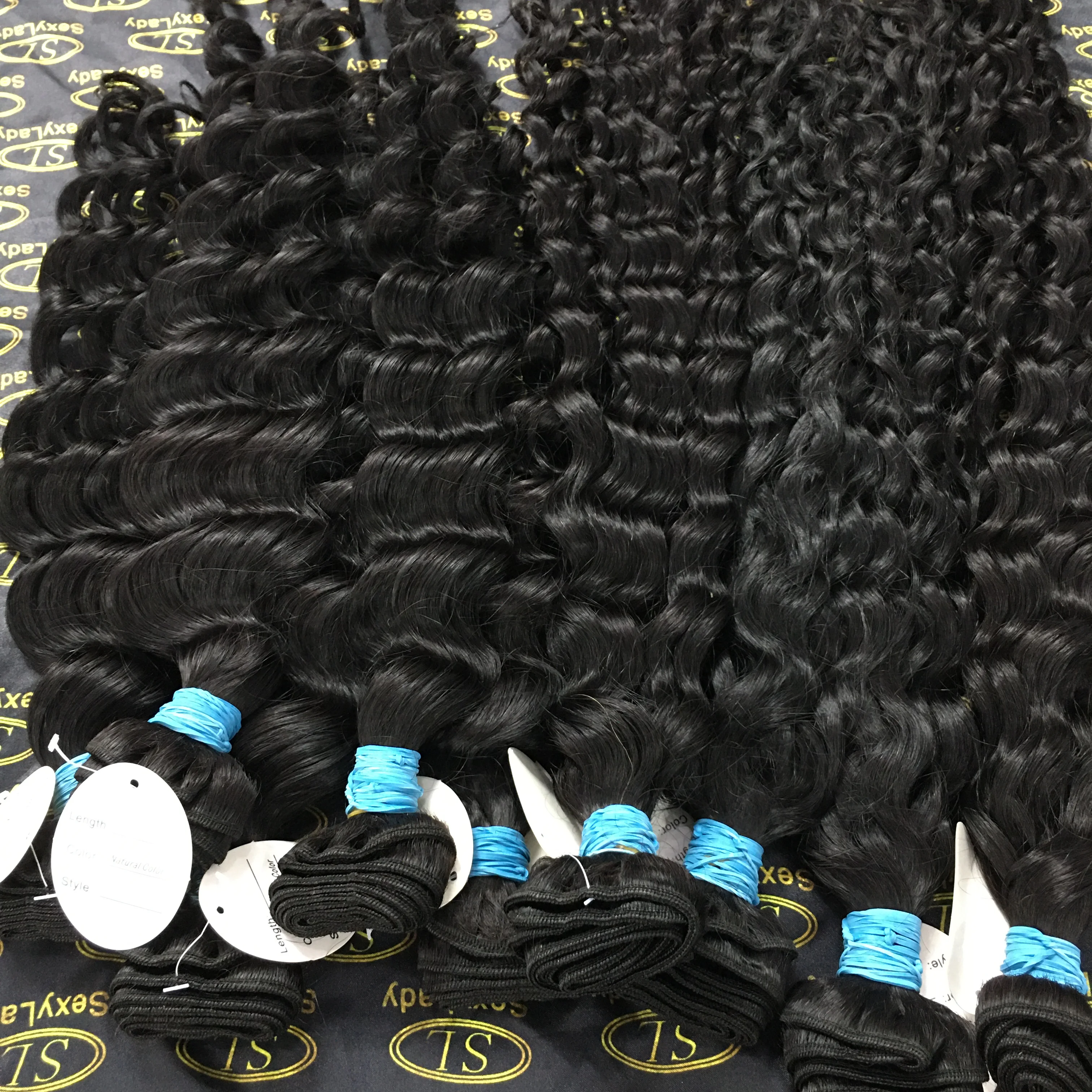 sexy lady hair wholesale cuticle aligned raw indian and brazilian hair human hair extension