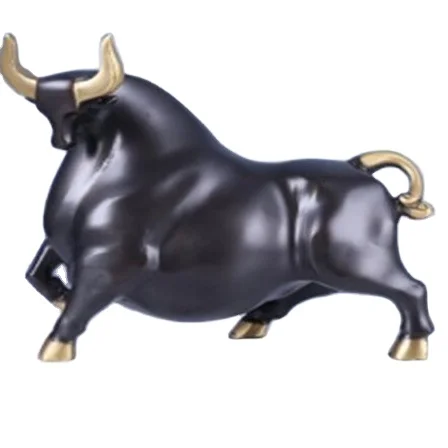 
Professional Black Color Bronze Foundry Fighting Bull Statue Bullfight Sculpture 