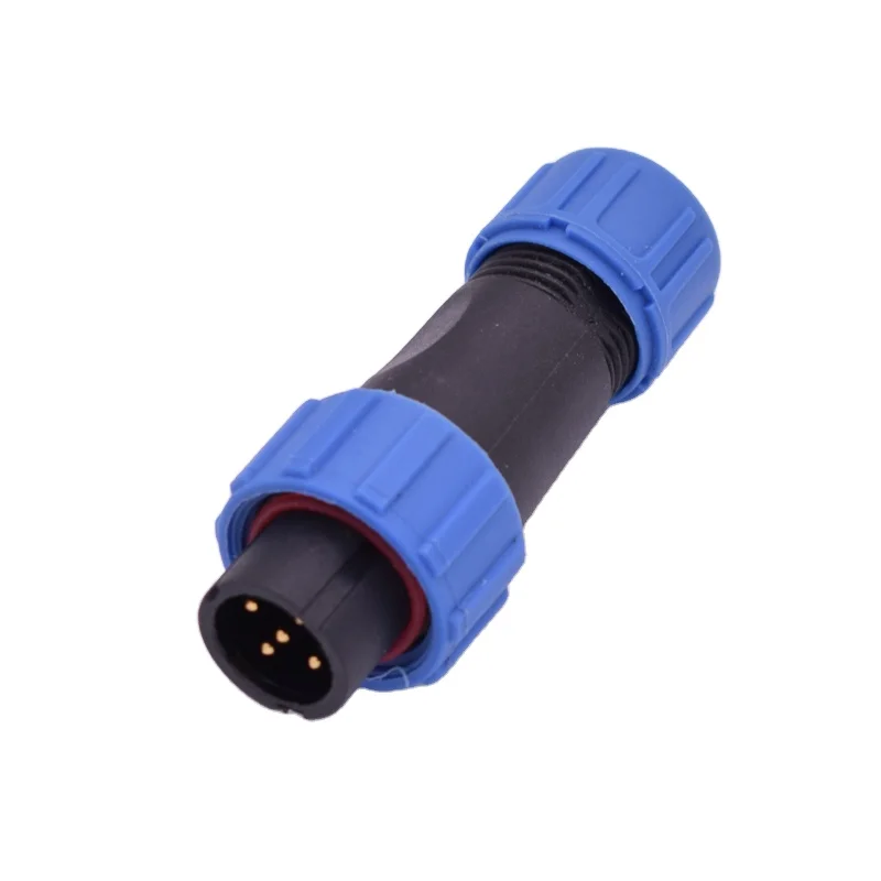 2 3 4 5 6 7 8 9 10 12 pins IP68 Plastic Circular waterproof SP13 SP17 SP21 cable connector