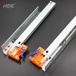 Cabinet simple undermount soft closing full extension drawer slide