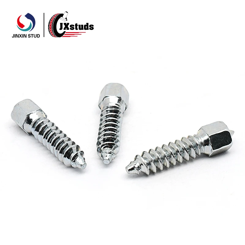 6X6-H25 Antiskid Tire Screw Spikes Car Tires Studs Wheel Snow Chains For tire without holes