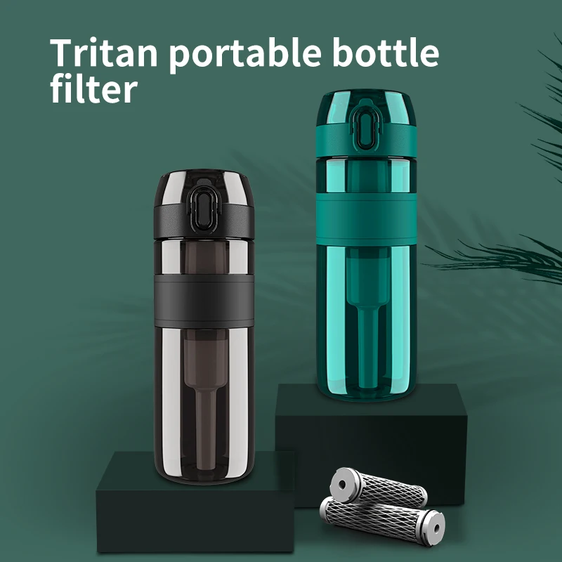 custom water bottles filters   custom water purification system hiking bottle 500ml
