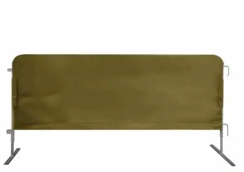 Polyester Barricade barrier cover Thermal transfer printing crowd control banner Sports and Games vinyl fence barrier cover