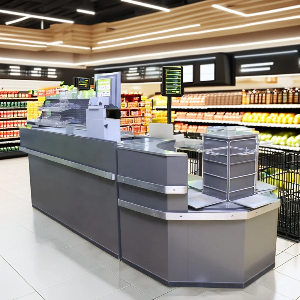 Metal Cash Register Checkout Checkout Counter cashier Desk cash Table