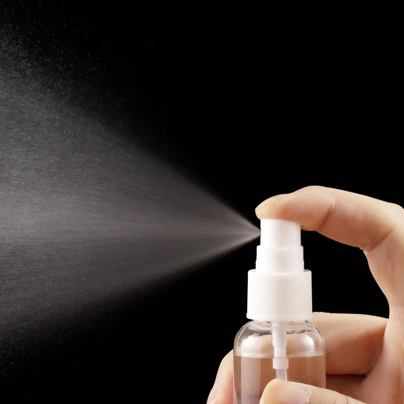 Stock Empty Clear Glass Spray Bottles - Refillable Containers for Essential Oils, Cleaning Products, and Easy-carrrying