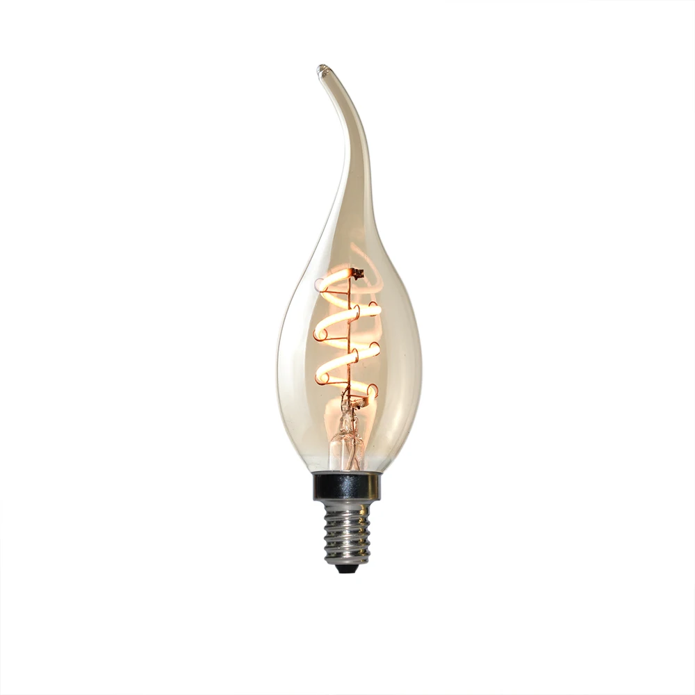 Wholesale LED Filament Candle Bulb C35 Clear Glass Chandelier Lighting bulbs