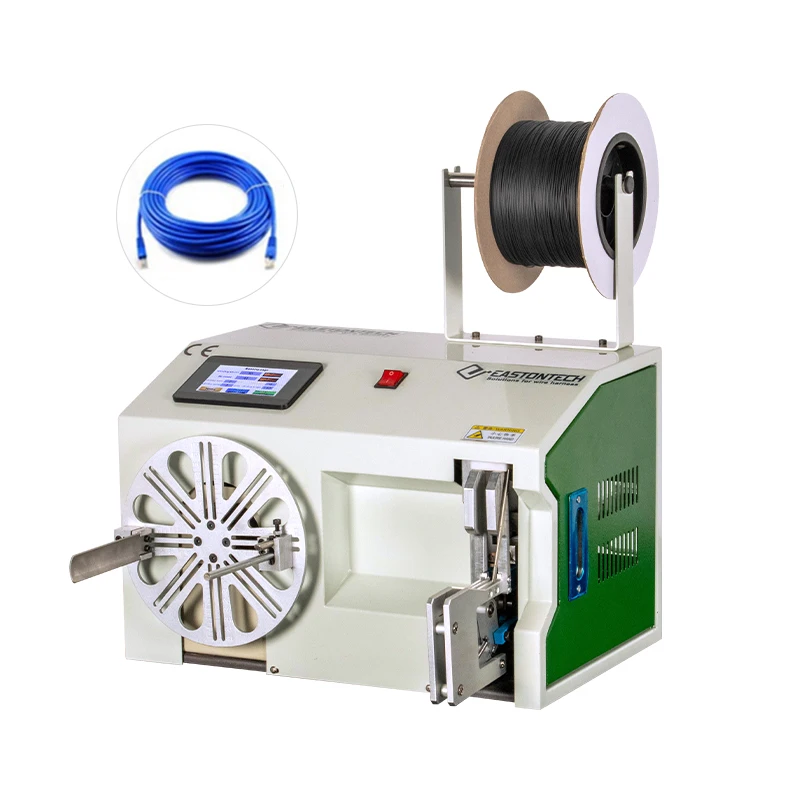 EW-20A Automatic Copper Wire Twist Tie Bundling Mobile Phone Power Cable Coil Winding Machine