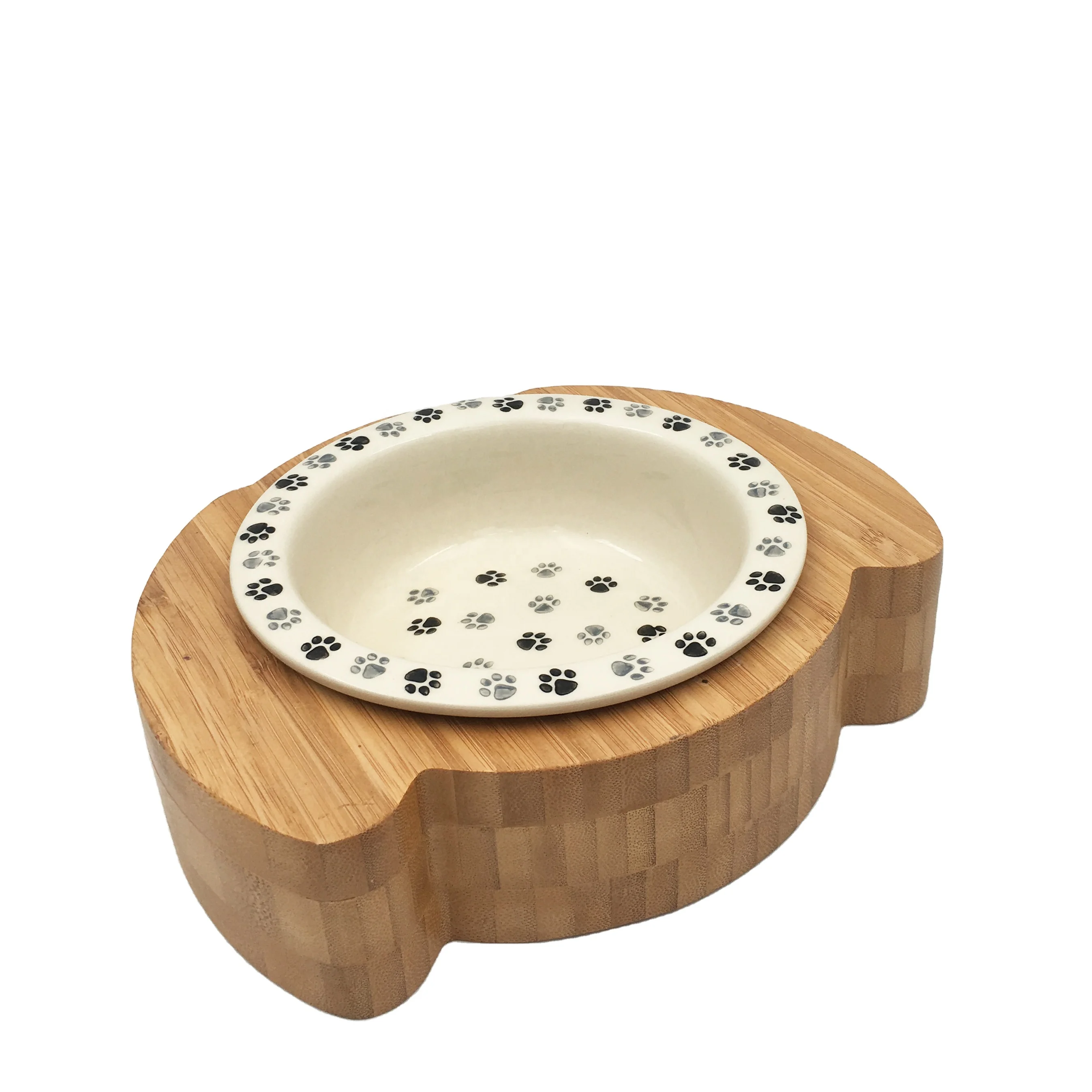 
Durable cat shaped ceramic cat bowl ceramic pet bowl 