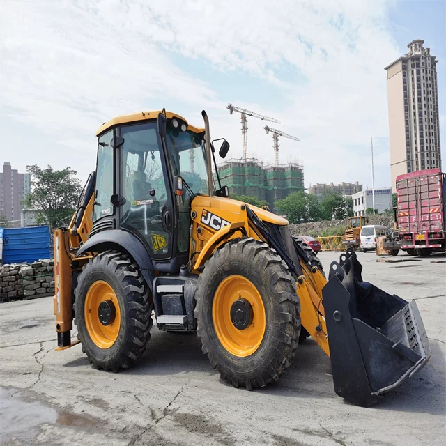Лидер продаж подержанный экскаватор-погрузчик JCB4CX 8 тонн JCB 3CX 4CX для строительства
