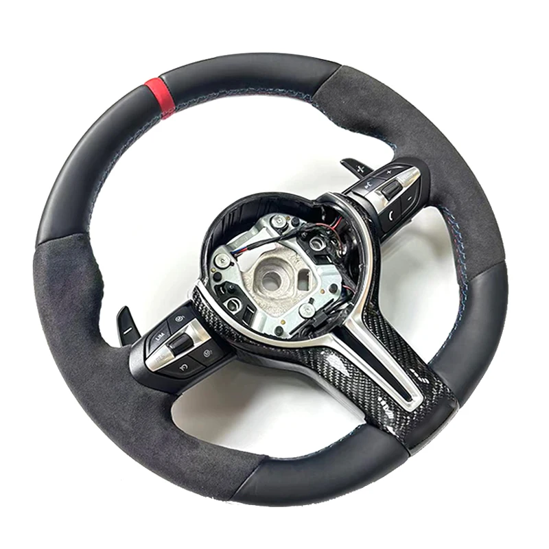 Factory wholesale Alcantara steering wheel racing modified steering wheel f30 f10 m3 m5 m2 m4 m6 x5 x6 for bmw