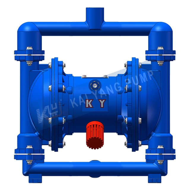 Double Layer Corrosion Protection Film Sediment Air Diaphragm Pneumatic Pump Maximum Particle Diameter Allowed Through Is 5mm