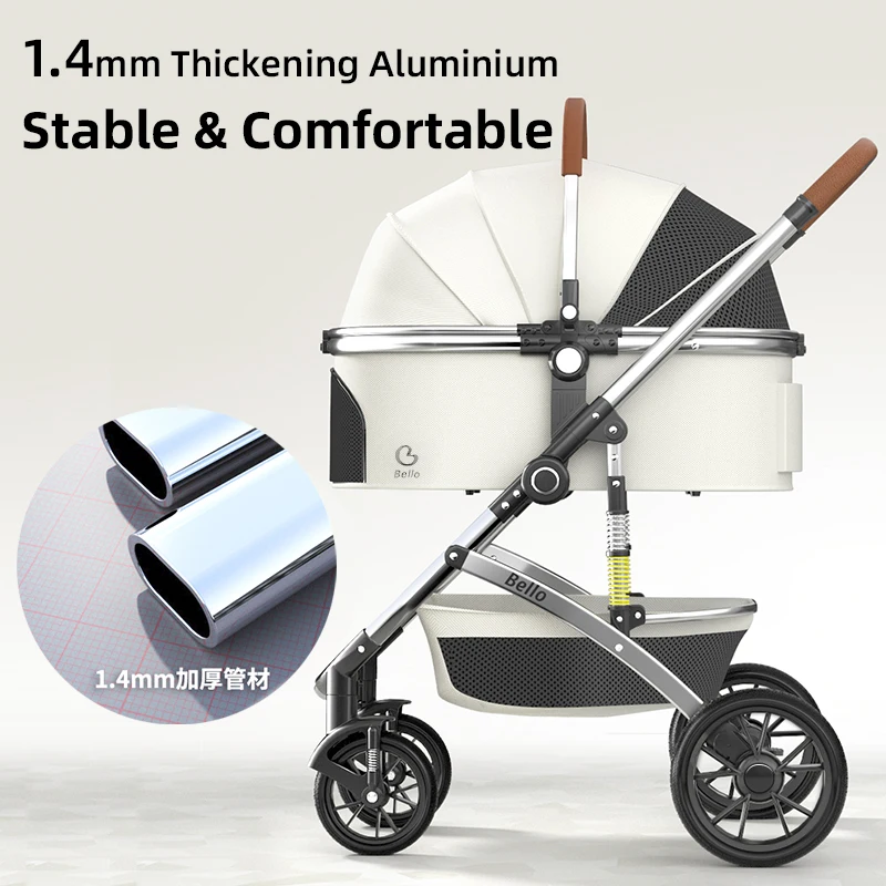 High Level Pet Trolley Manufacture Pet Stroller Dog Cat Trolley Luxury Pet Carriers & Travel Products