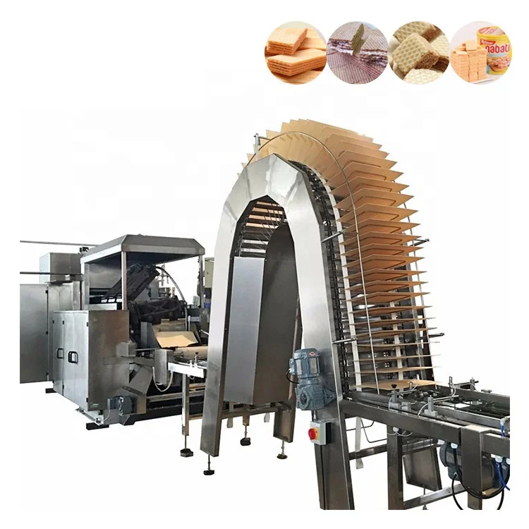Full automatic wafer stick production line small biscuit forming machine wafer making machine