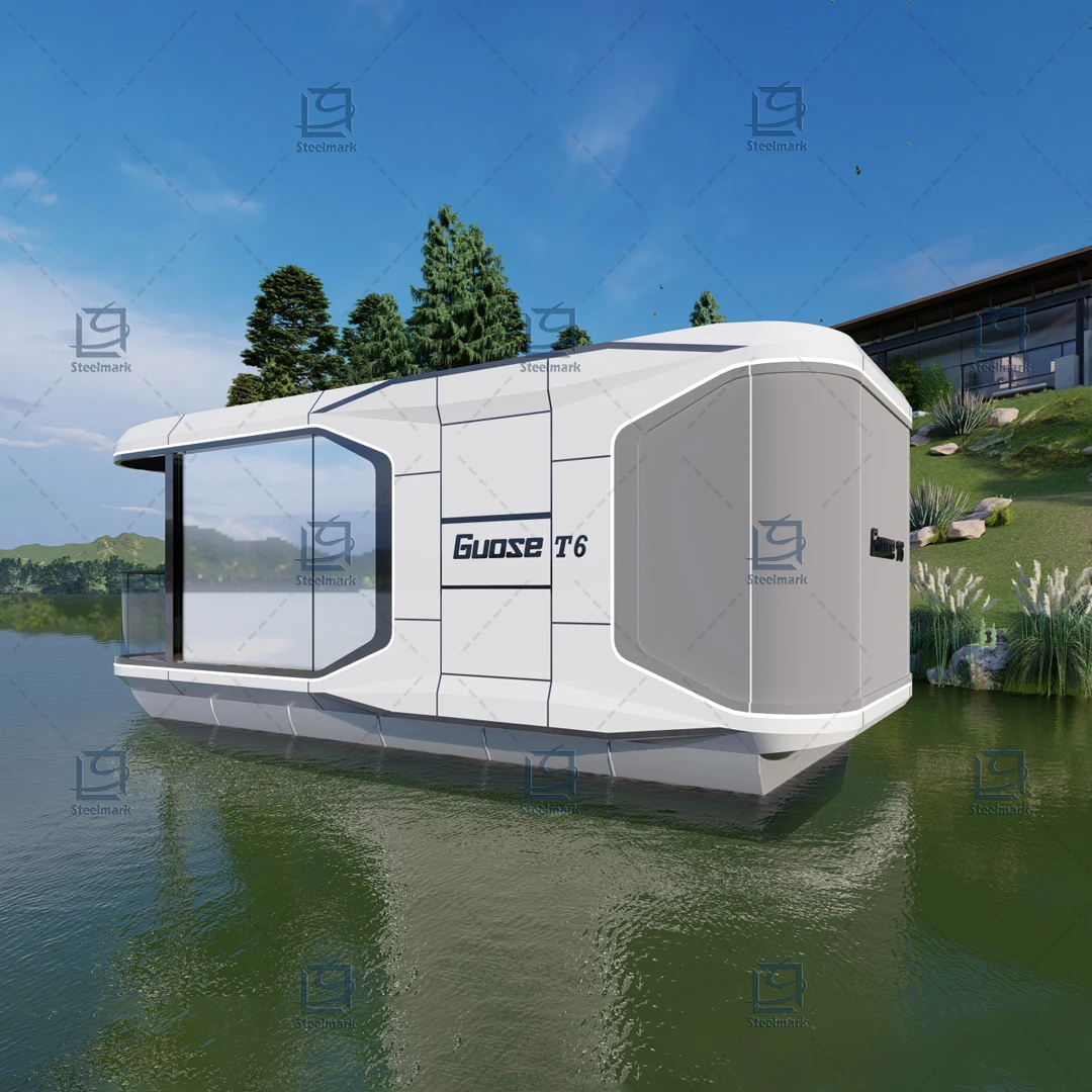 High quality factory direct sales of prefabricated China houseboats for entertainment water aluminum space capsules