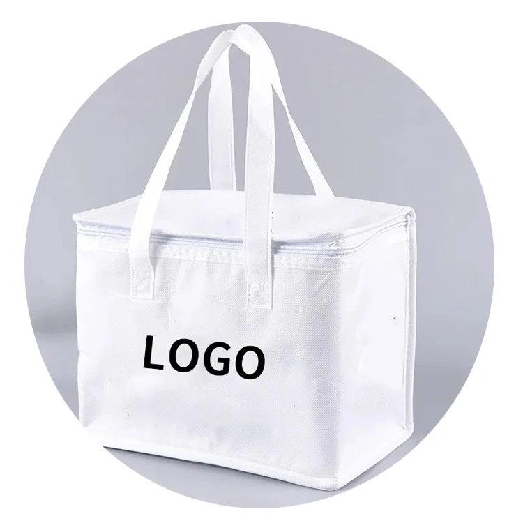 Golden Wholesale High Quality Non Woven Reusable Insulated Disposable Cooler Ice Bag For Restaurant/Coffee Bar