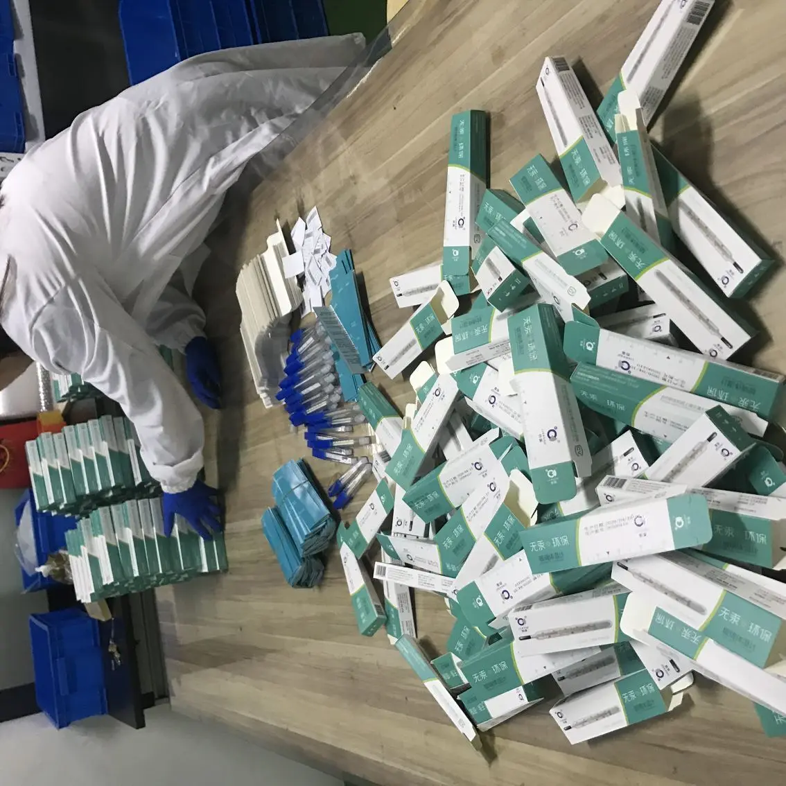 Mercury-free glass thermometer Mercury-free safety widescreen large scale baby and child fever underarm thermometer